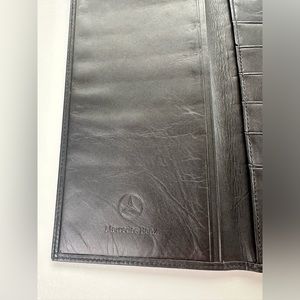 Mercedes Benz leather bill fold